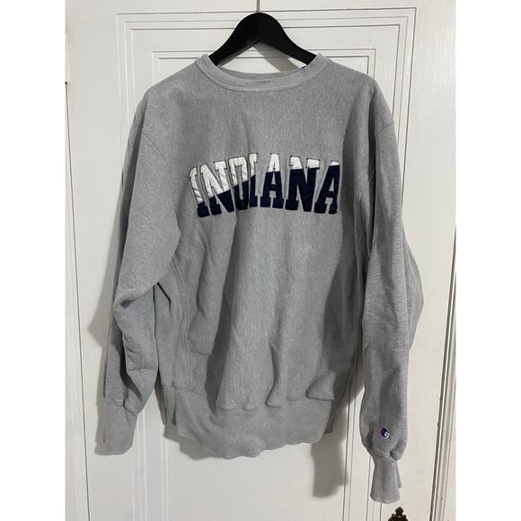 Vintage Indiana Stitched Champion Reverse Weave Crewneck XL - Picture 1 of 7